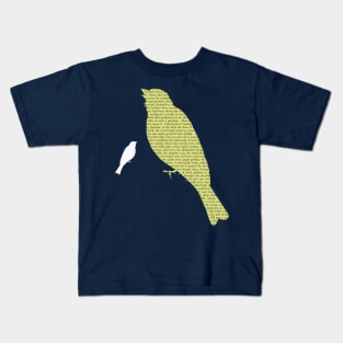 Charlotte Bronte: Jane Eyre Birds Kids T-Shirt